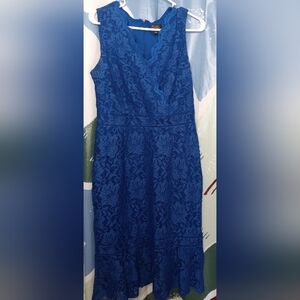 NWT Thalia Sodi Lace Flounce-Hem Dress Sz Med